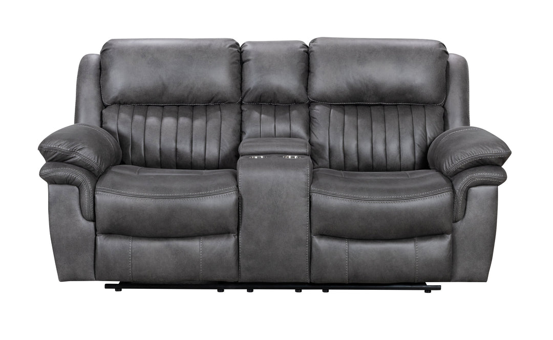 Hampton Collection Reclining Loveseat Gray | Comfort Meets Style