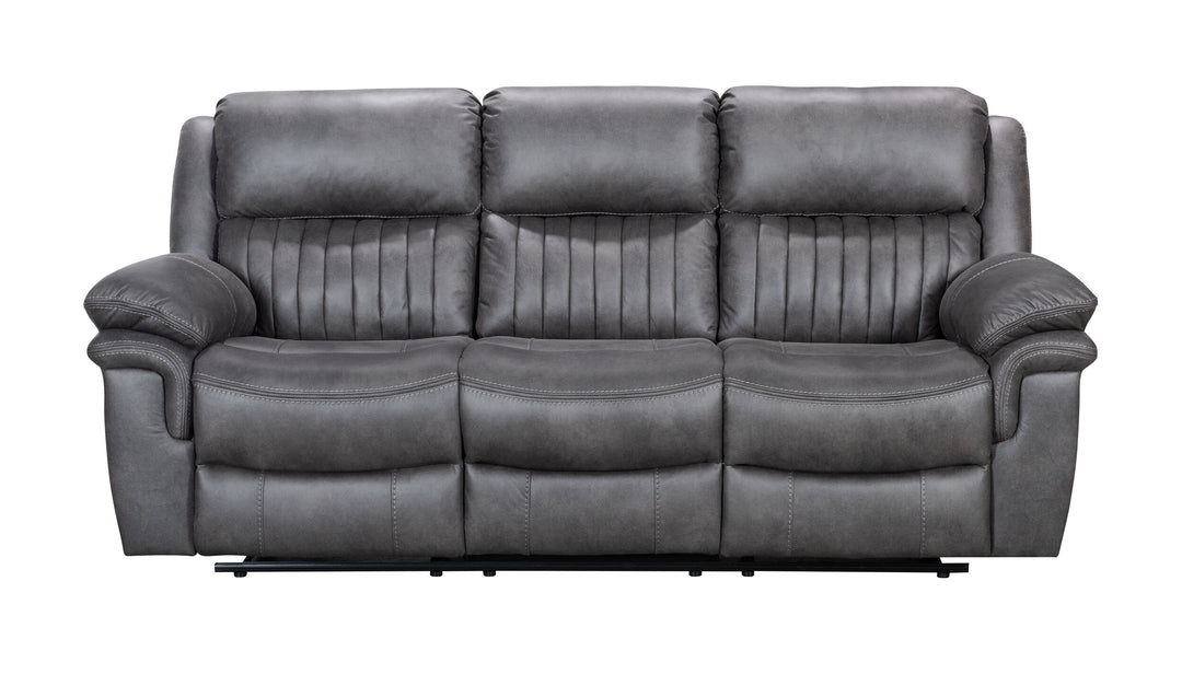 Hampton Collection Reclining Sofa Gray | Comfort Meets Style