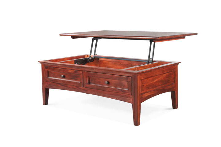 New Traditions Lift Top Coffee Table - Mahogany