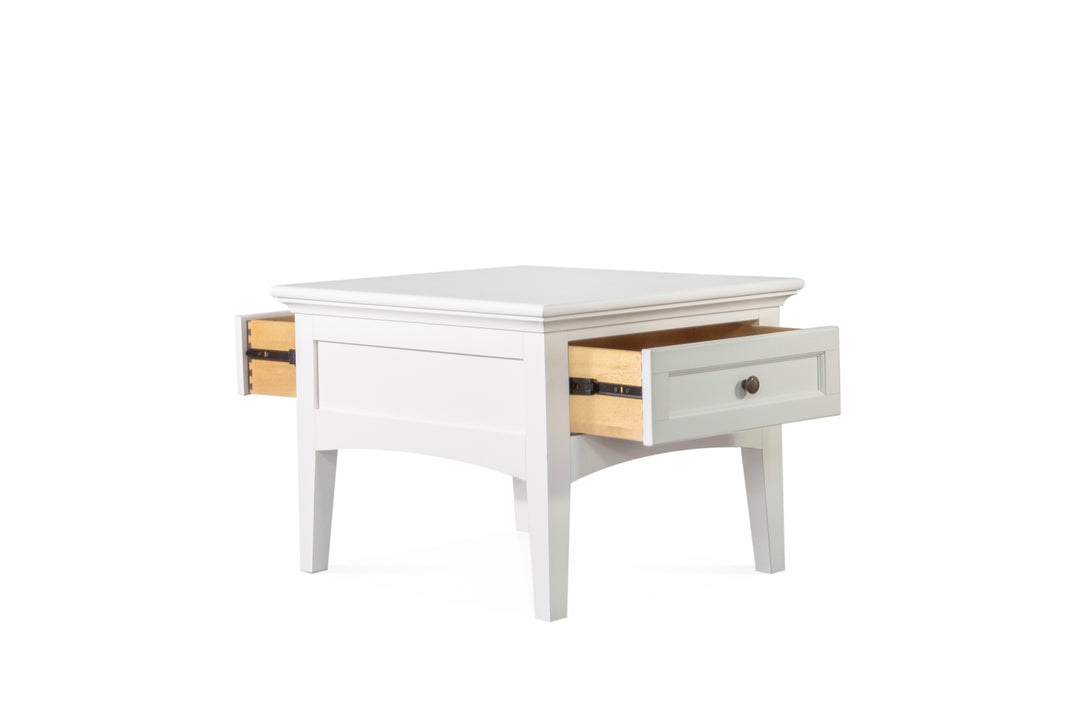 New Traditions End Table - White