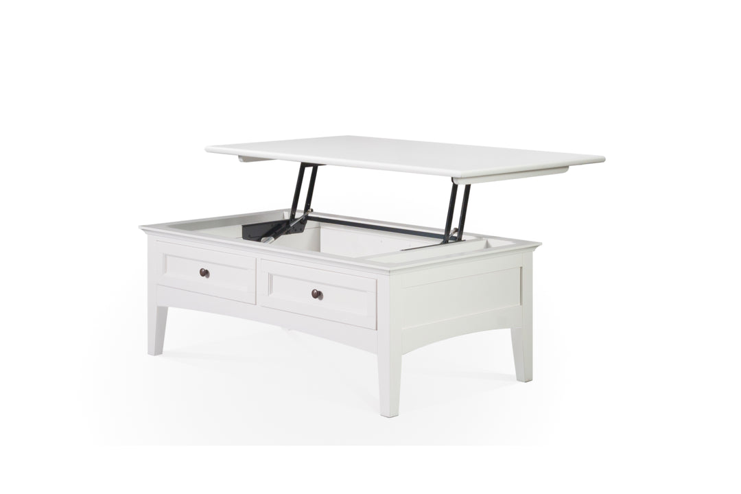 New Traditions Lift Top Coffee Table - White