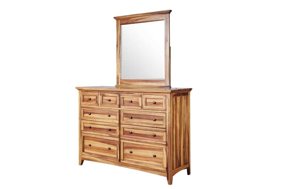 New Traditions Collection Mirrored Dresser - Java