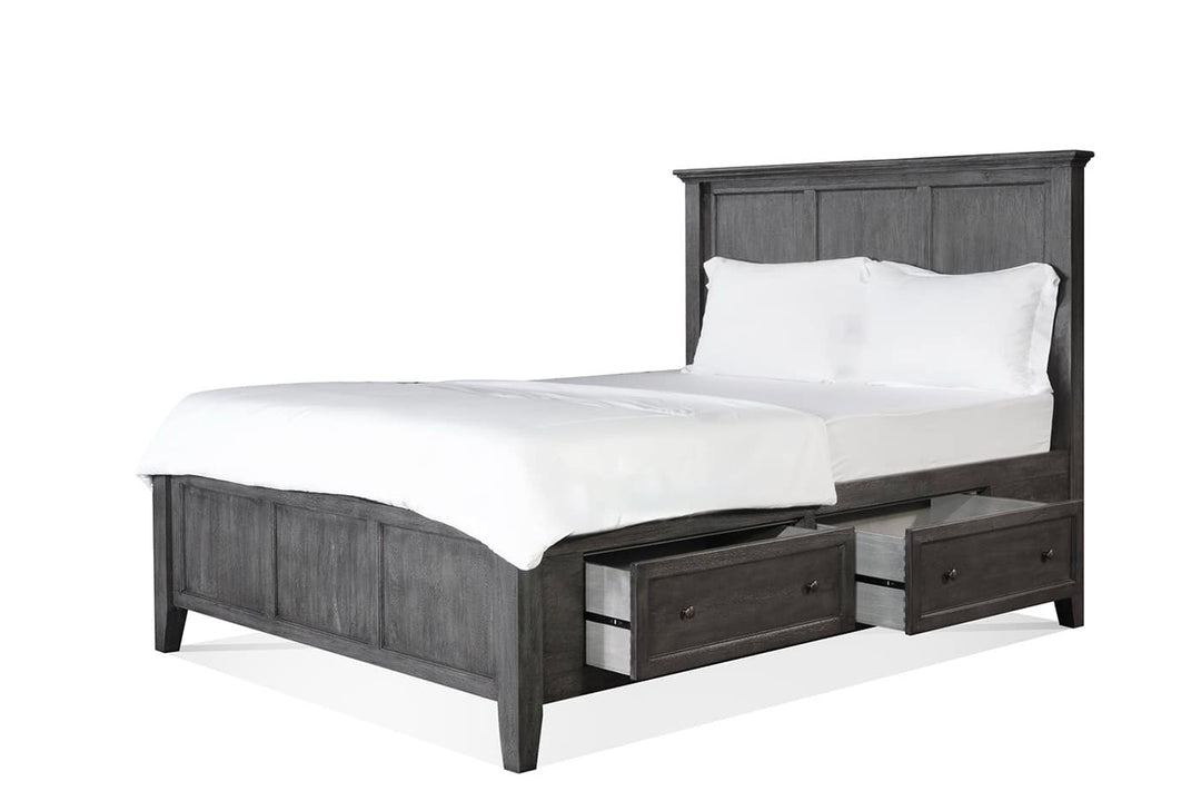 New Traditions Storage Bed - Gray